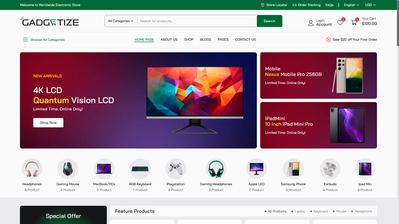 E-Commerce Website